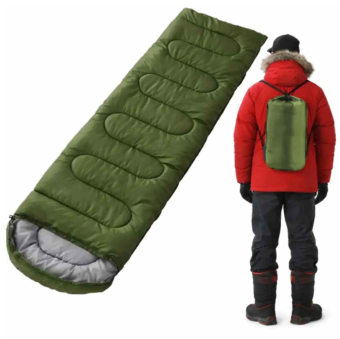 Компактний спальник з чохлом